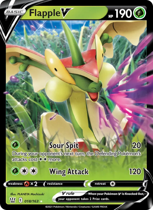 Flapple V card
