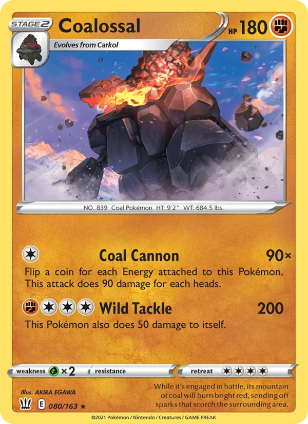 Coalossal card