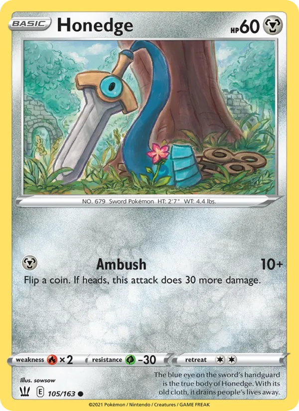Honedge card