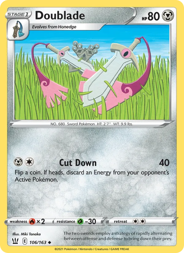 Doublade card