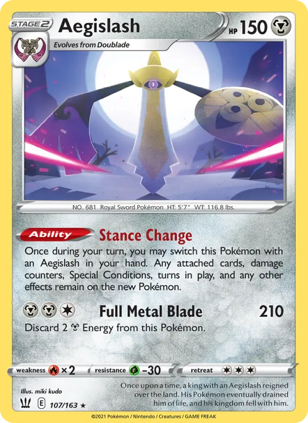 Aegislash card