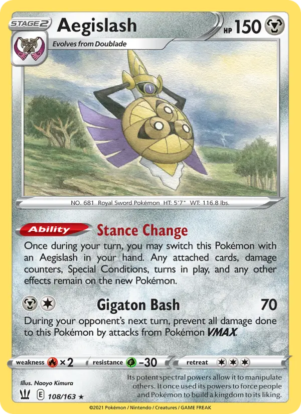 Aegislash card