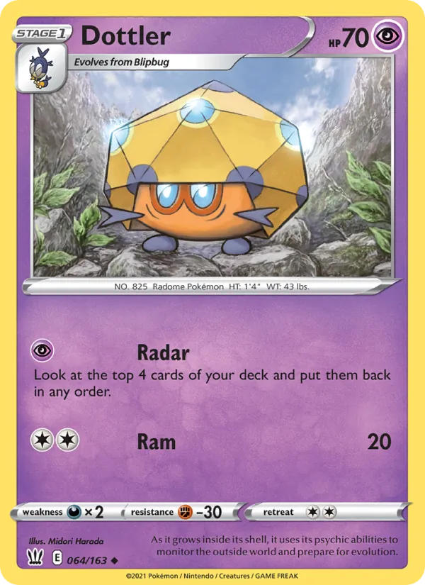 Dottler card