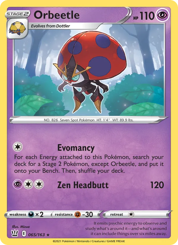 Orbeetle card