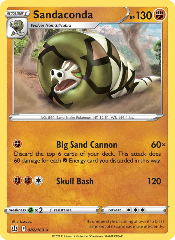 Sandaconda card