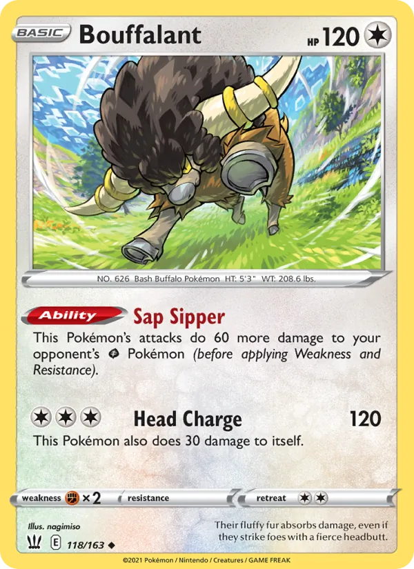 Bouffalant card