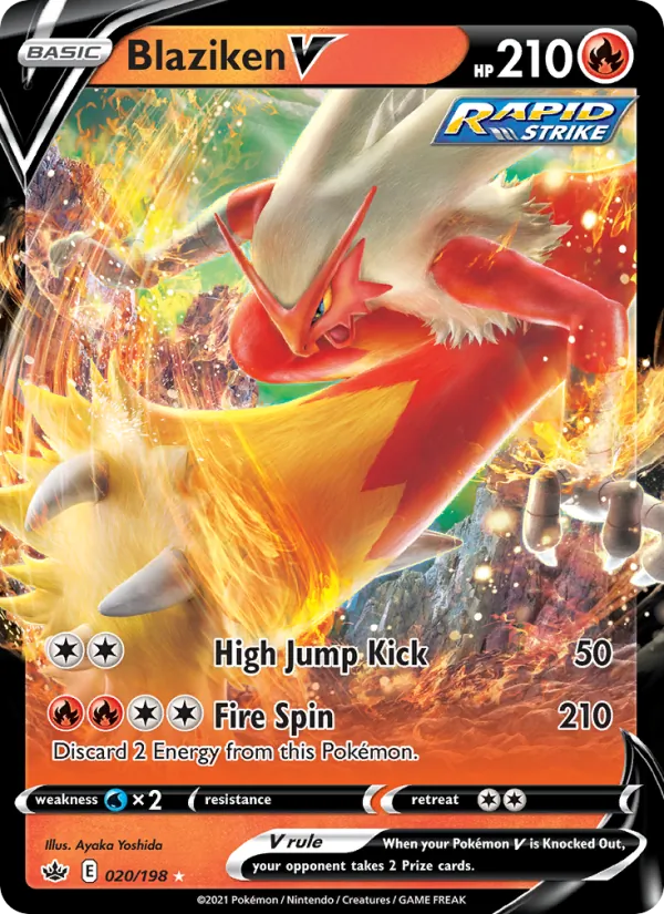 Blaziken V card