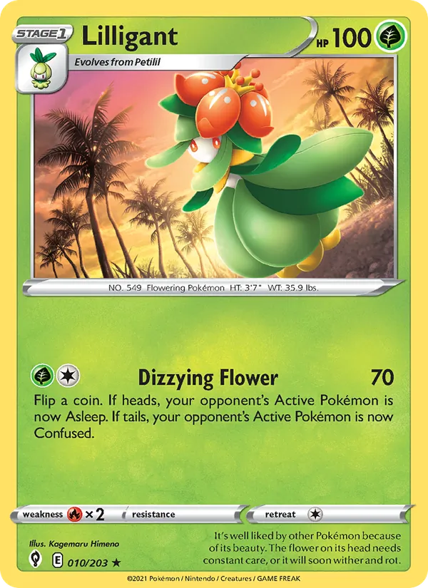 Lilligant card