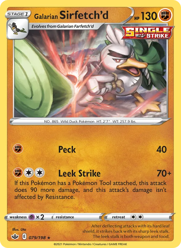 Galarian Sirfetch'd card