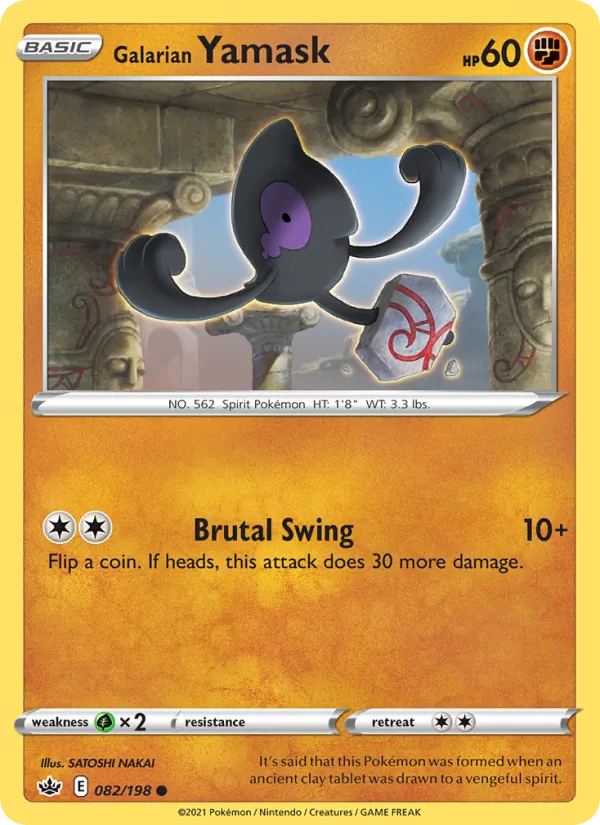 Galarian Yamask card
