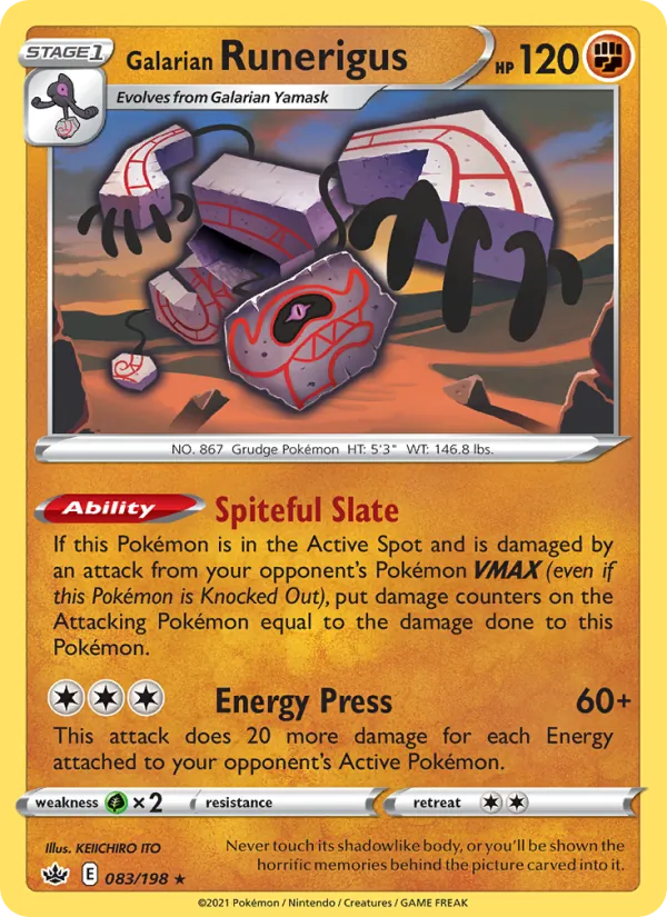 Galarian Runerigus card