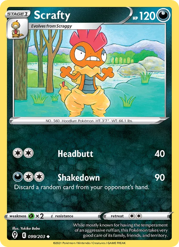 Scrafty card