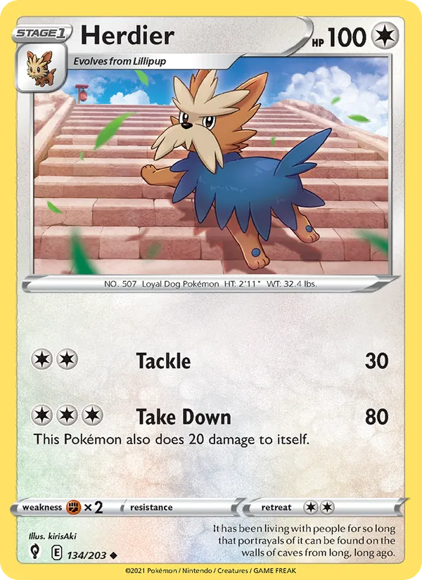 Herdier card