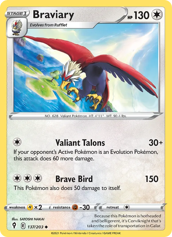 Braviary card