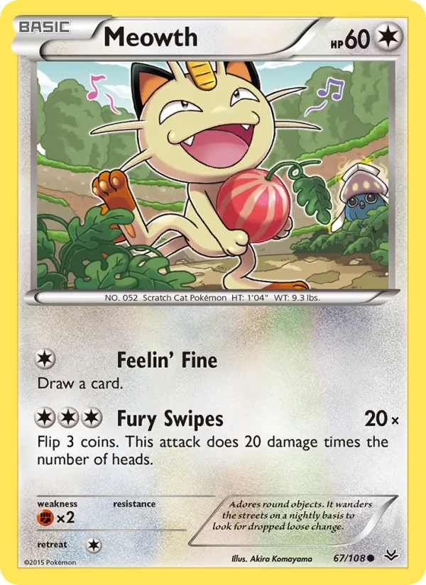 Meowth card