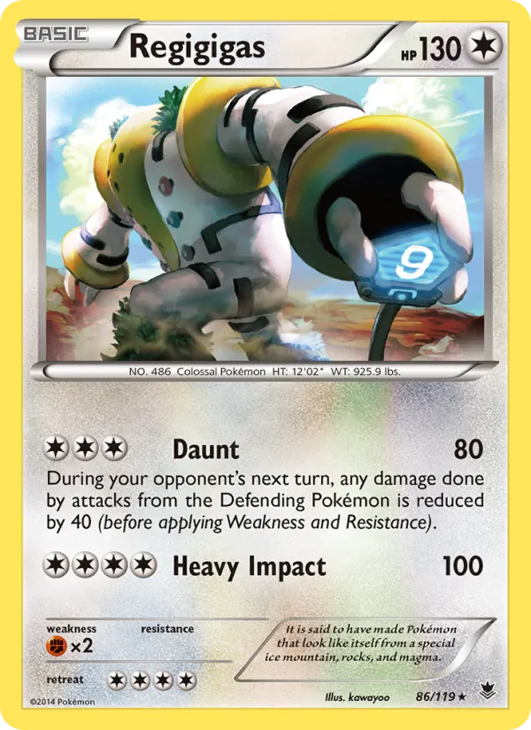 Regigigas card