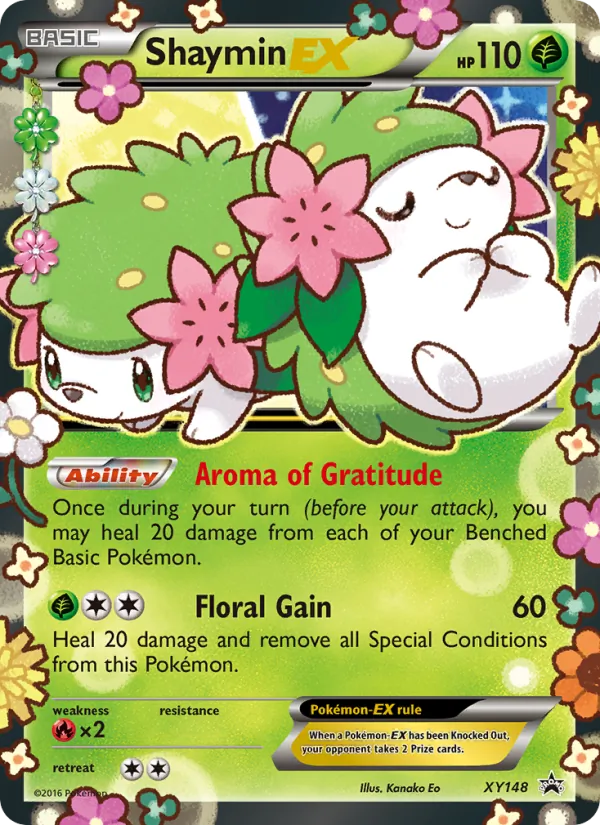 Shaymin EX card