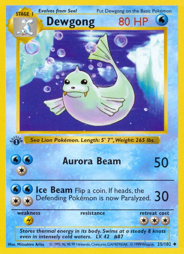Dewgong card