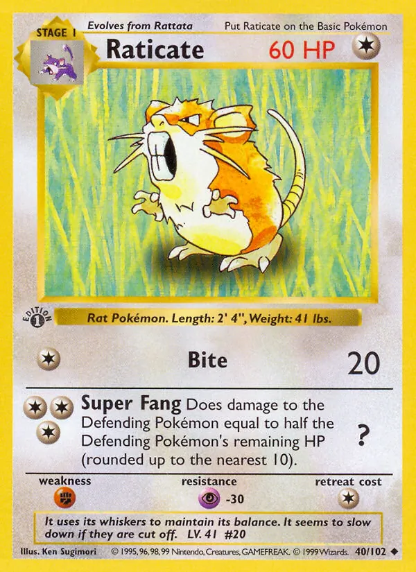 Raticate card