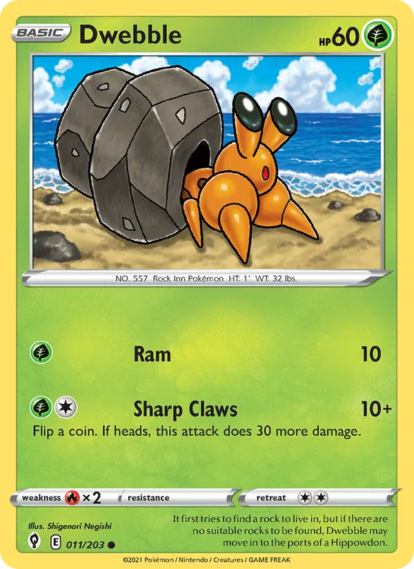 Dwebble card