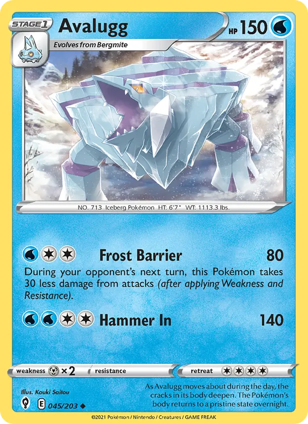 Avalugg card
