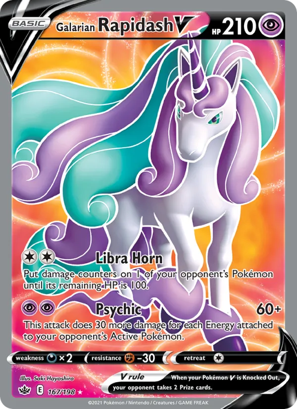 Galarian Rapidash V card