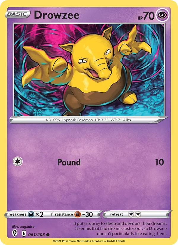 Drowzee card
