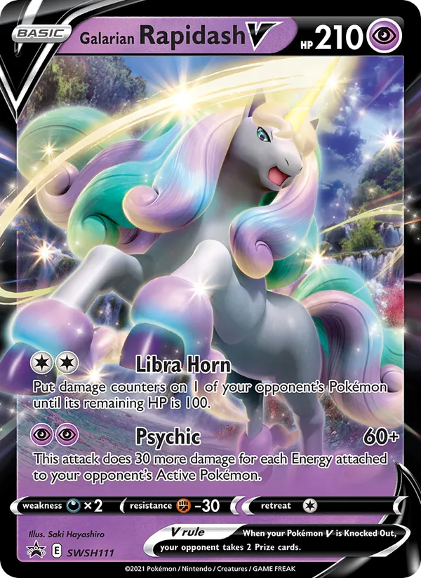 Galarian Rapidash V card