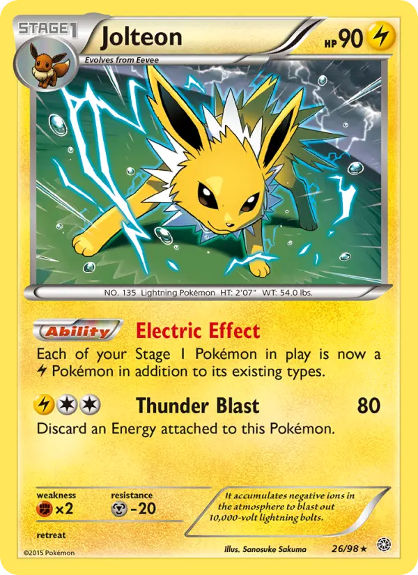 Jolteon card