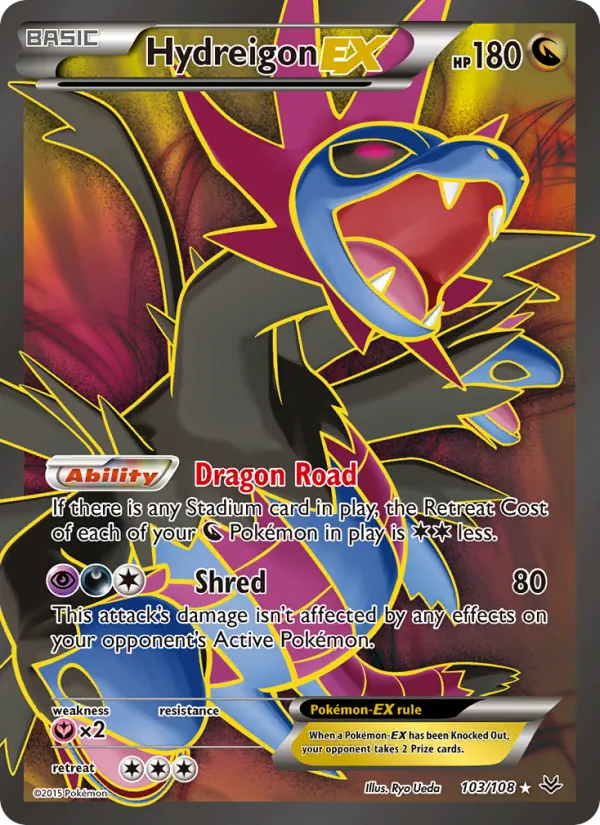 Hydreigon EX card
