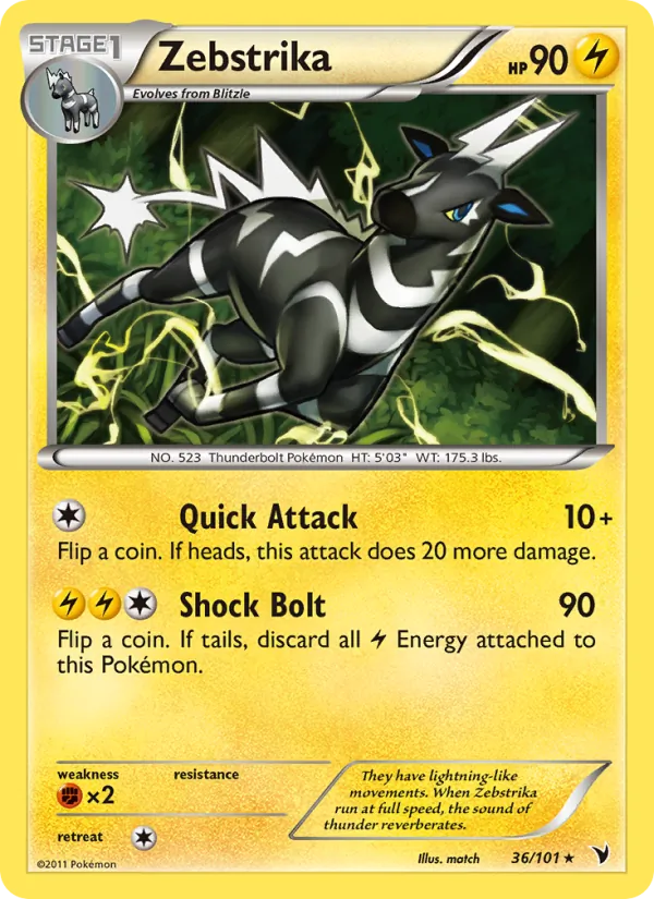Zebstrika card