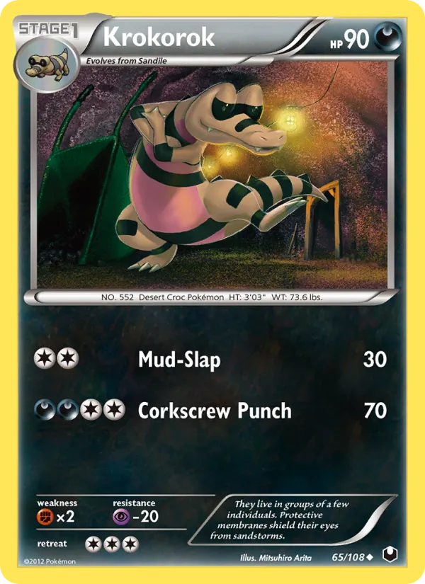 Krokorok card