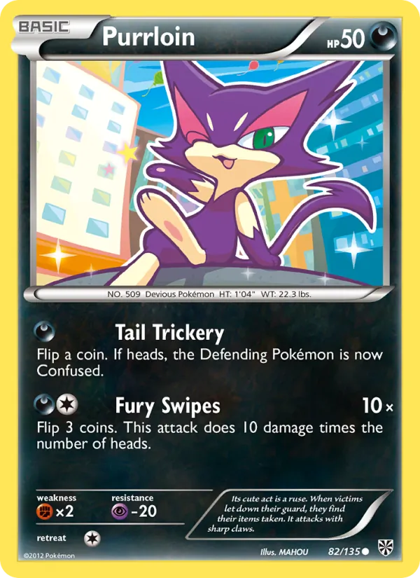 Purrloin card
