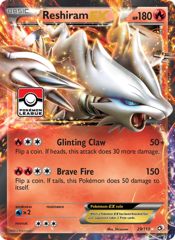 Reshiram-EX card