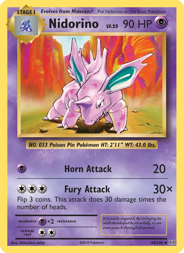 Nidorino card