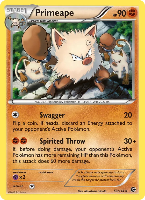 Primeape card