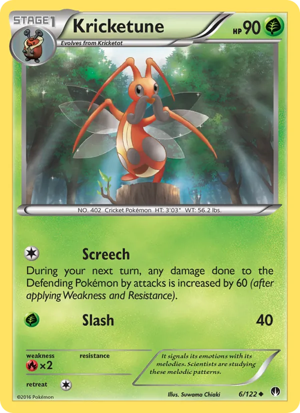Kricketune card