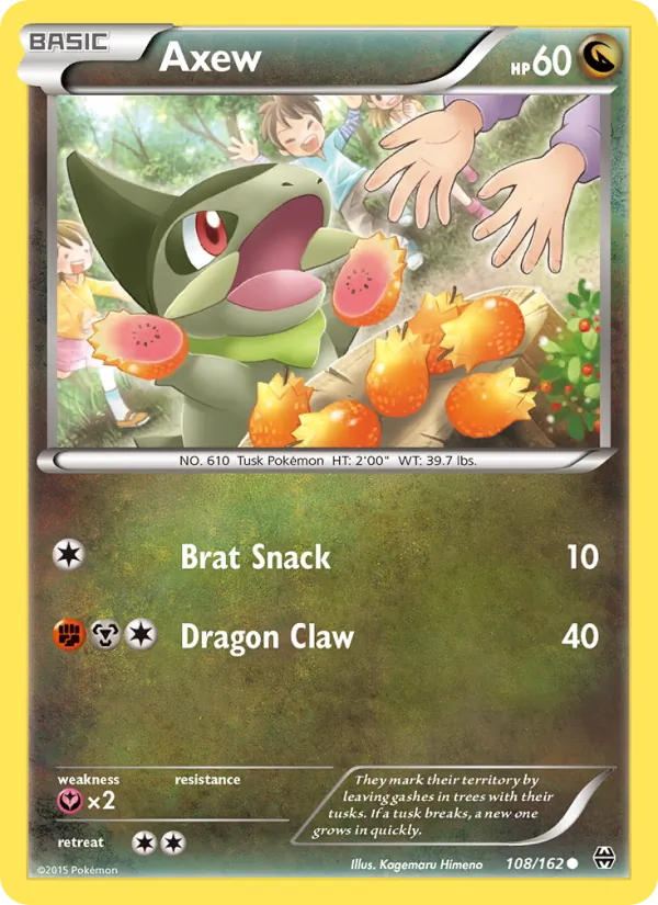 Axew card
