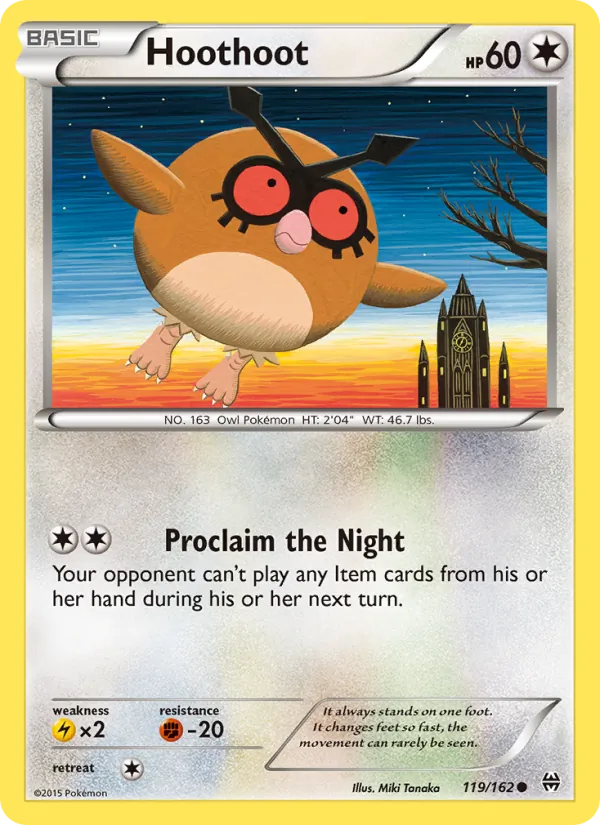 Hoothoot card