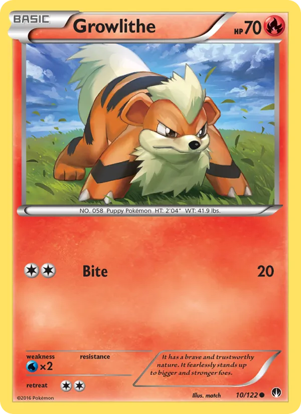 Growlithe card