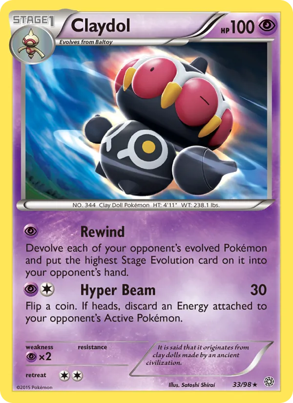 Claydol card