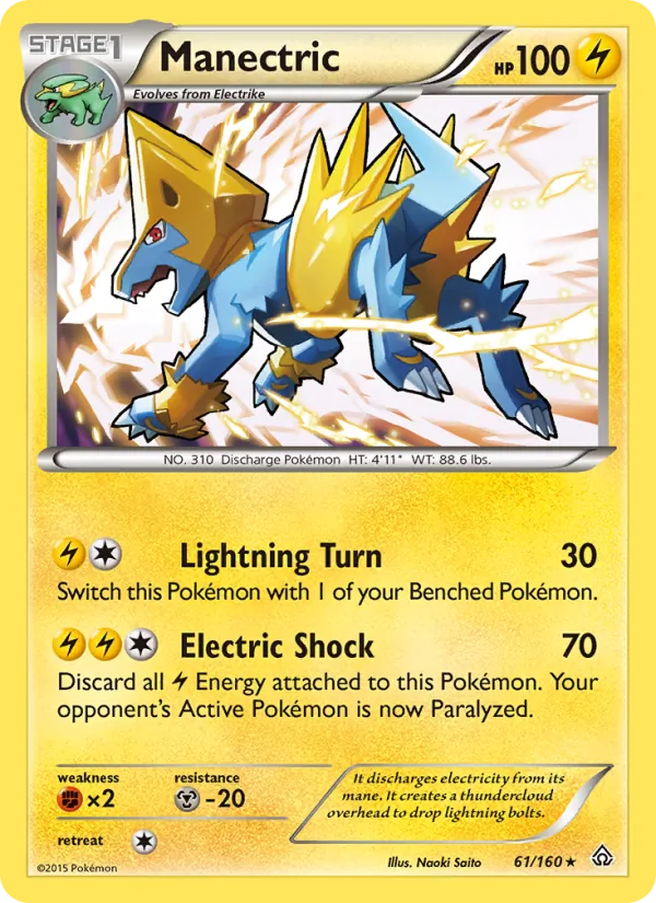 Manectric card