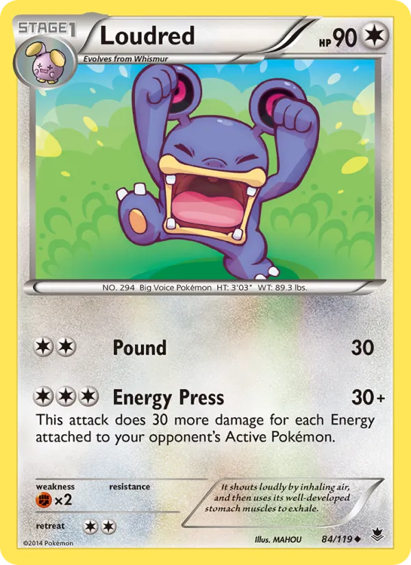 Loudred card