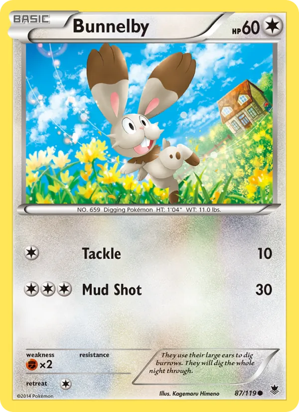 Bunnelby card