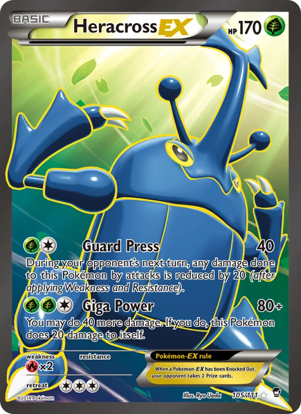 Heracross EX card
