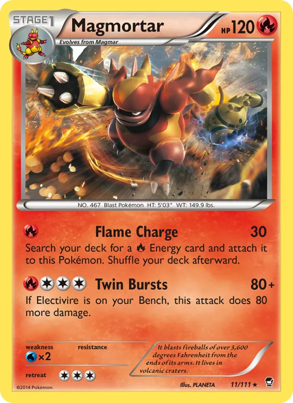Magmortar card