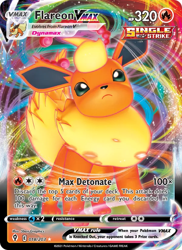 Flareon VMAX card