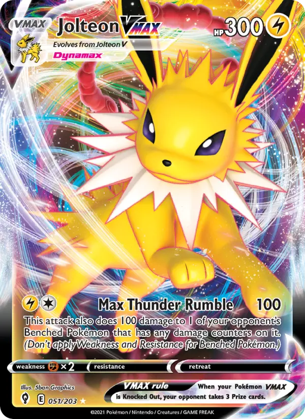 Jolteon VMAX card