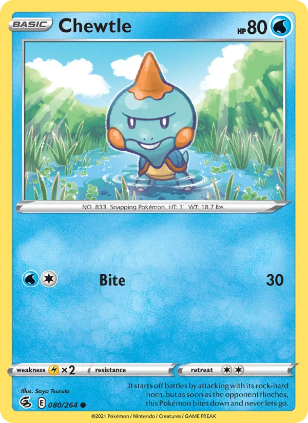 Chewtle card