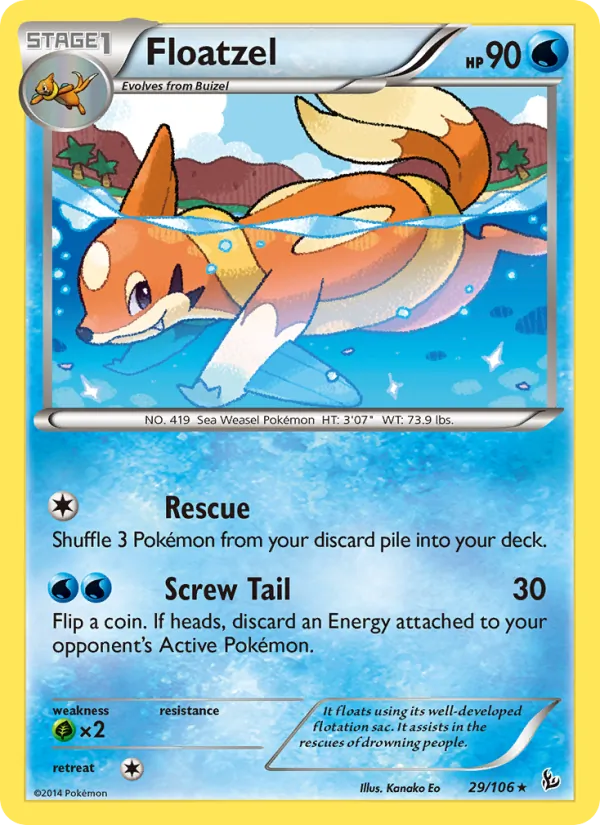 Floatzel card